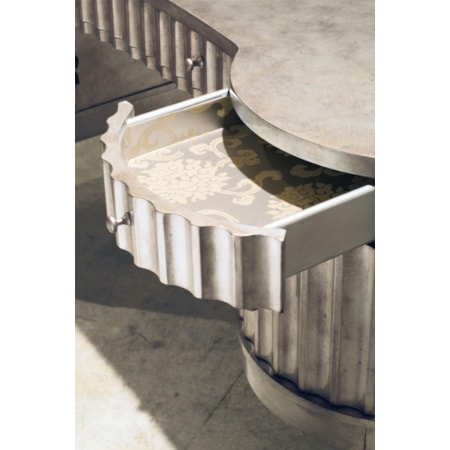 Fluted Kidney Desk