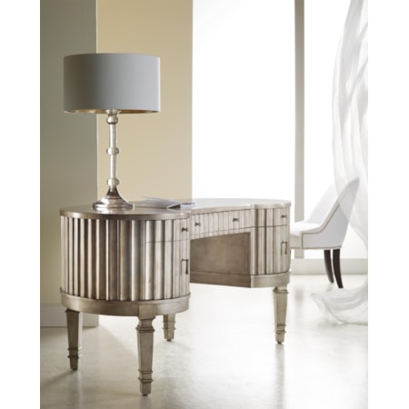 Fluted Kidney Desk