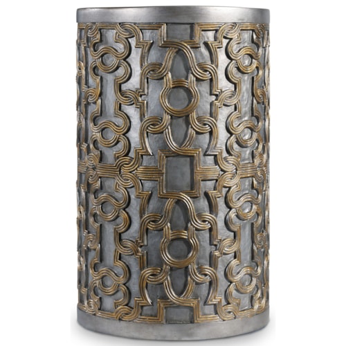 Transitional Drum Table