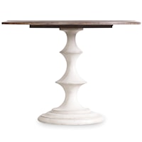 Transitional Round Pedestal Table