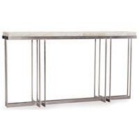 Contemporary Console Table with Onyx Top