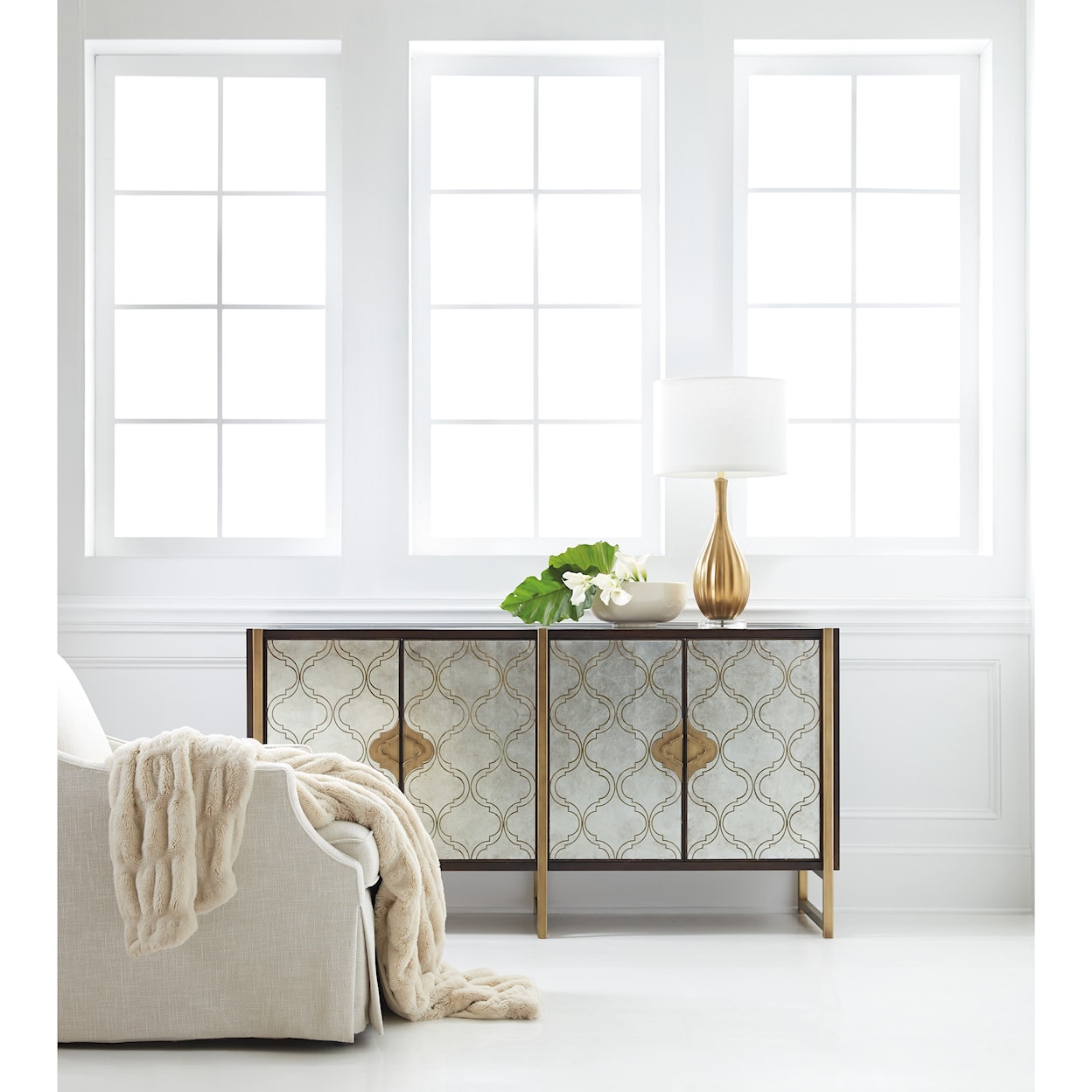 Hooker Furniture Melange Four Door Credenza