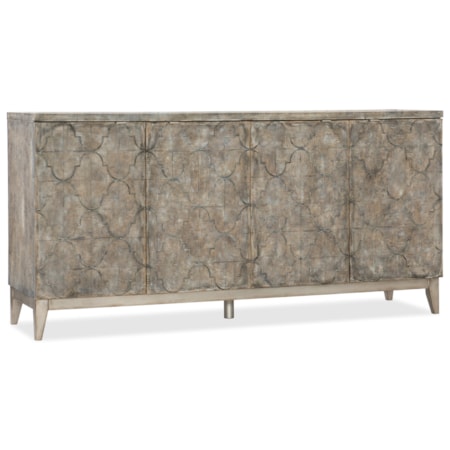 Four Door Sideboard with Adjustable Shelves