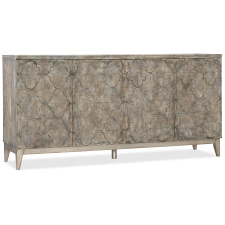 Four Door Sideboard with Adjustable Shelves