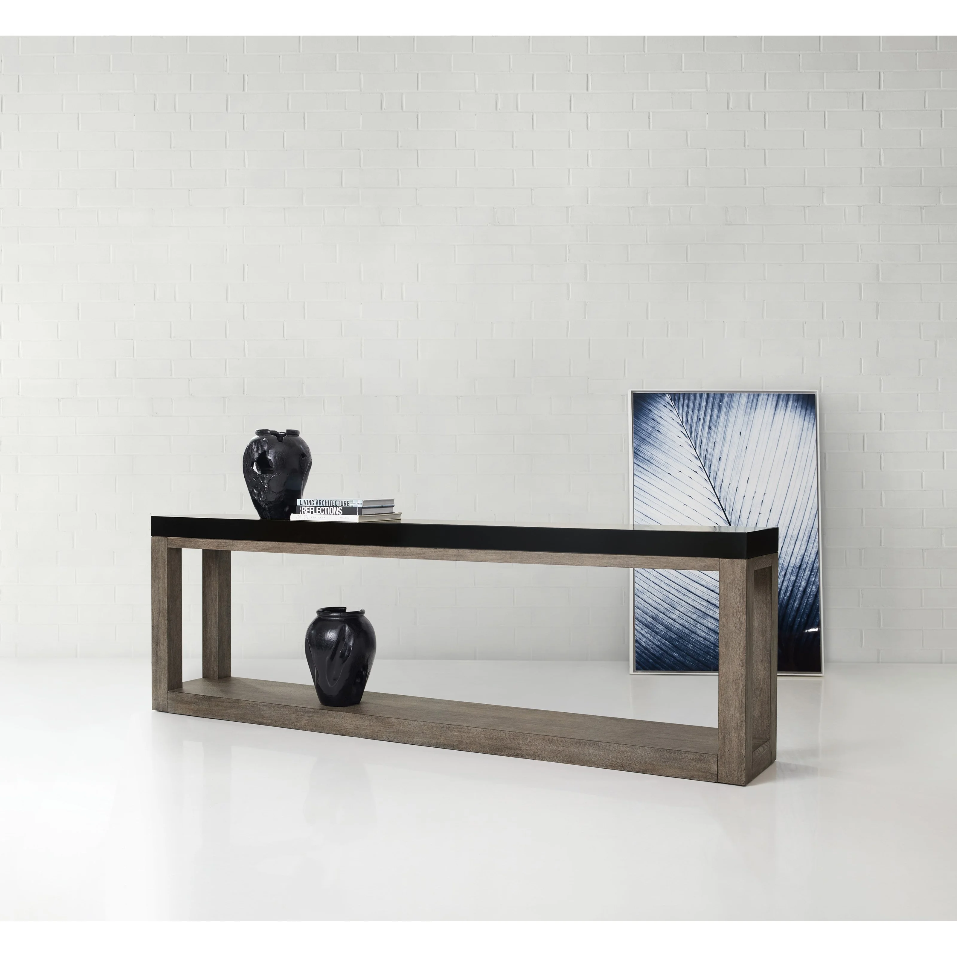 Hooker Furniture Melange 638-85425-BLK Vienna Console | Woodley's ...