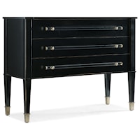 Transitional 3-Drawer Accent Chest