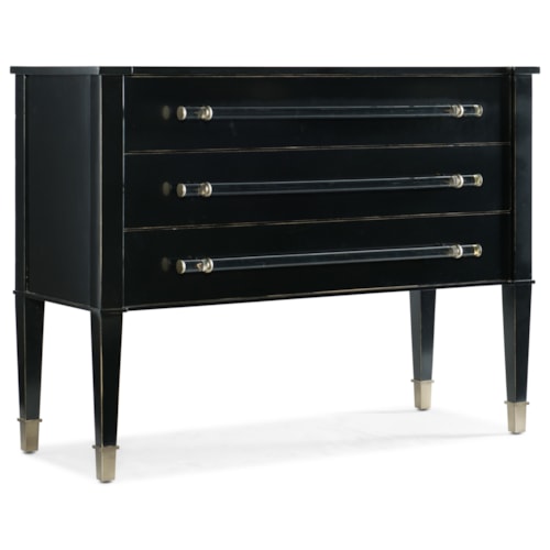 Transitional 3-Drawer Accent Chest
