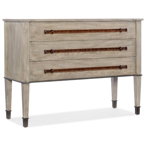 Transitional 3-Drawer Accent Chest