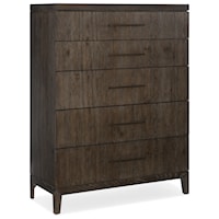 Contemporary Five-Drawer Chest