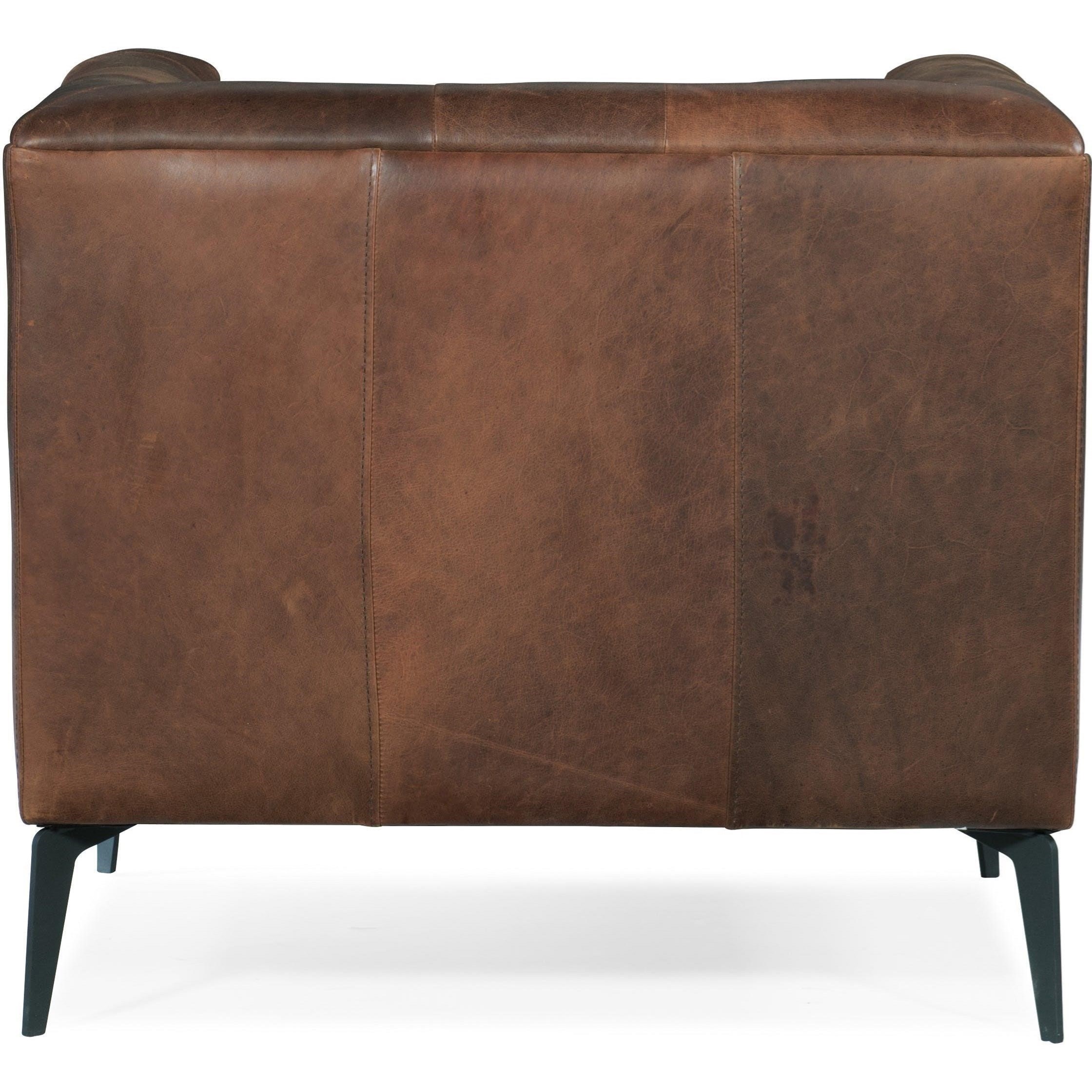 Leather Stationary Chair