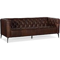 Traditional Chesterfield Stationary Sofa with Button Tufting