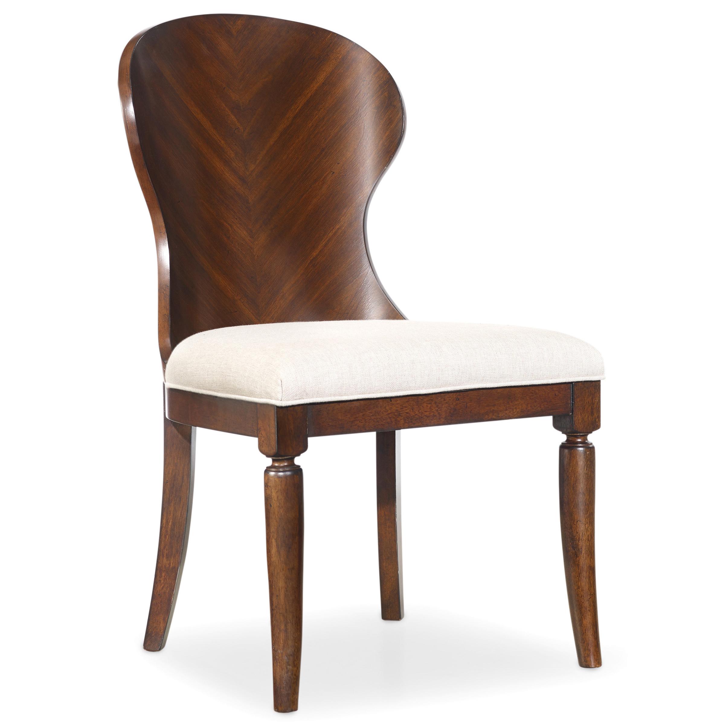 Wood Back Side Chair