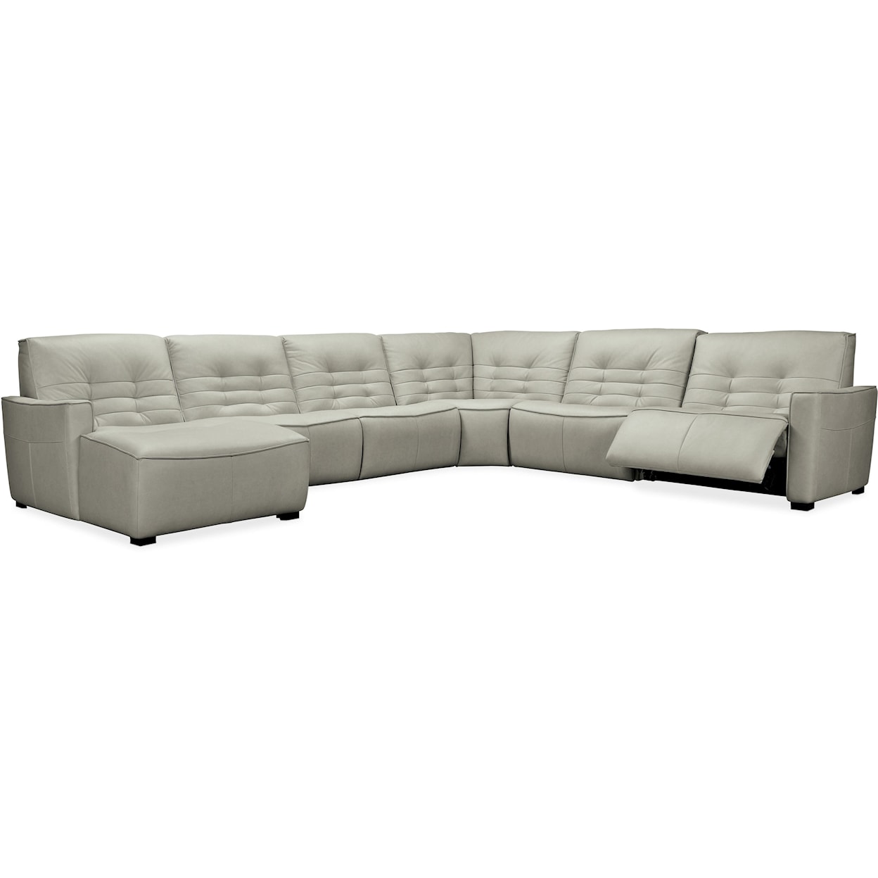 Hooker Furniture Reaux 6-Piece Power Sectional with LAF Chaise