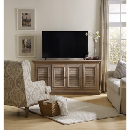 4-Door Entertainment Console