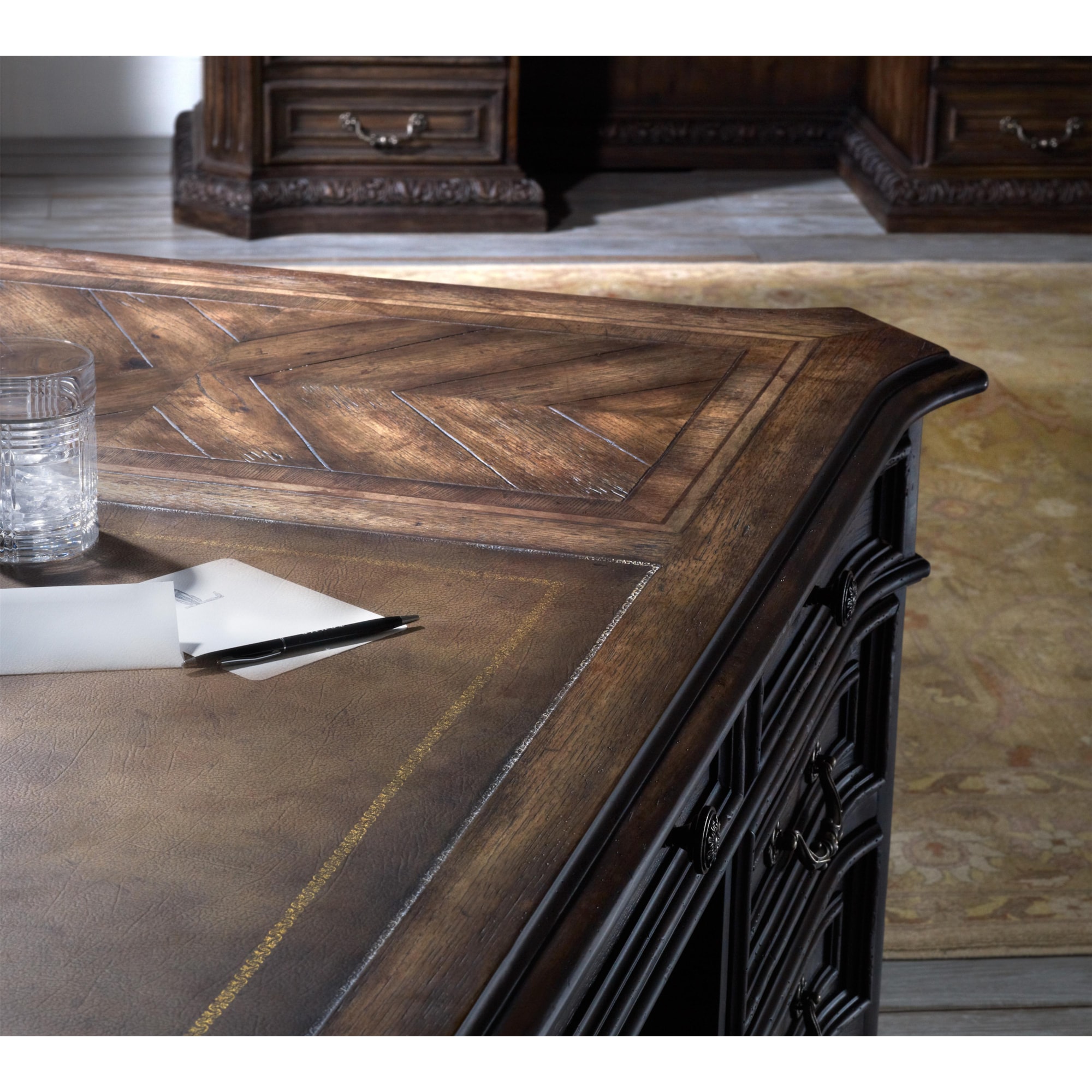 Hooker Furniture Rhapsody 5070-10563 Traditional Executive Desk with ...