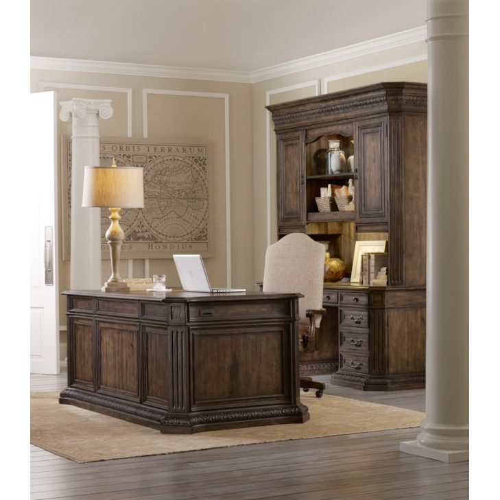 Hooker Furniture Rhapsody 5070-10563 Traditional Executive Desk with ...