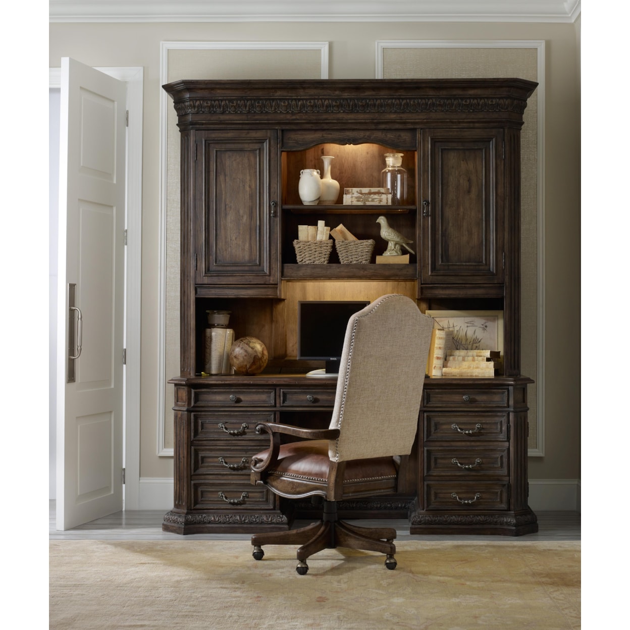 Hooker Furniture Rhapsody 5070-30220 Traditional Tilt Swivel Chair with ...