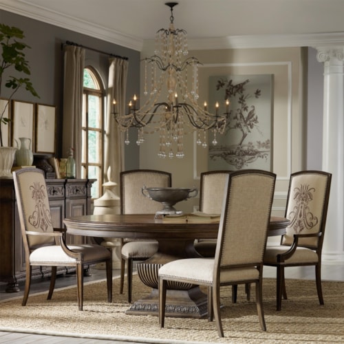 Traditional 7-Piece Dining Set