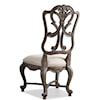 Hooker Furniture Rhapsody Scroll Wood Back Side Chair