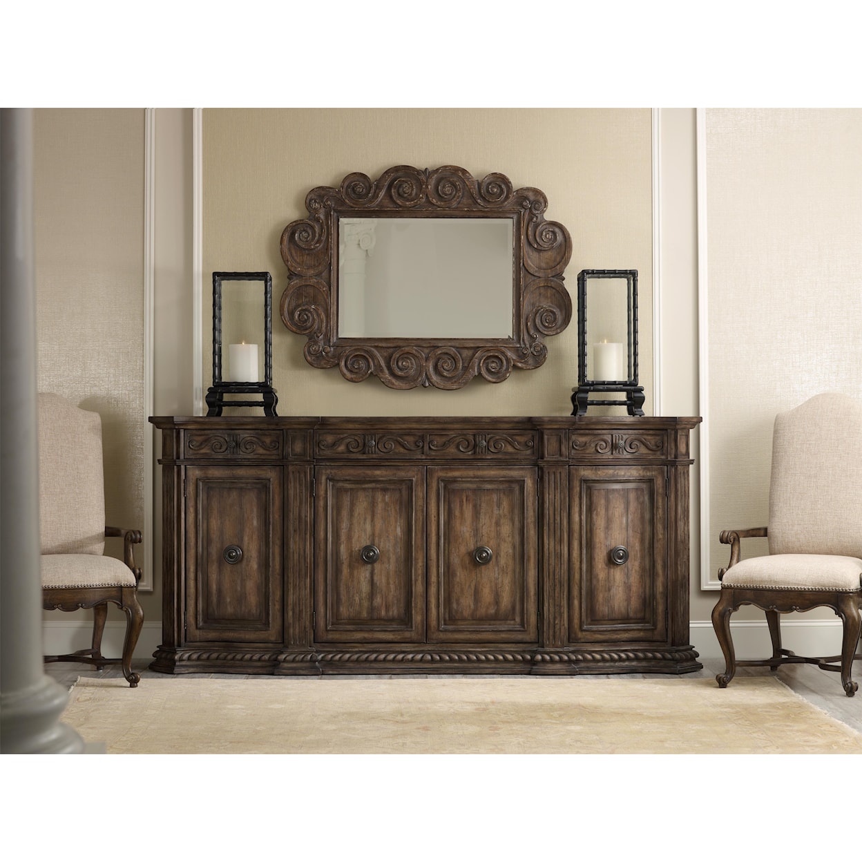 Hooker Furniture Rhapsody 4-Door Credenza