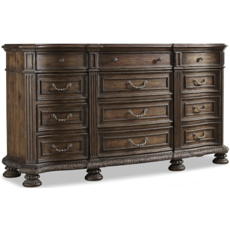 12-Drawer Dresser