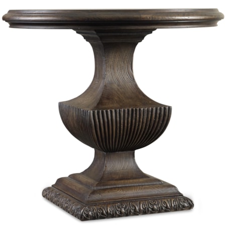 Urn Pedestal Nightstand