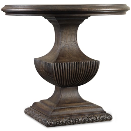 Urn Pedestal Nightstand
