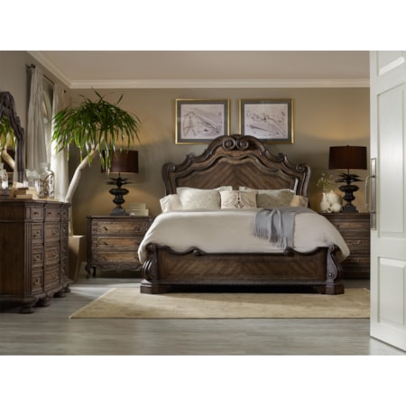 King Panel Bed