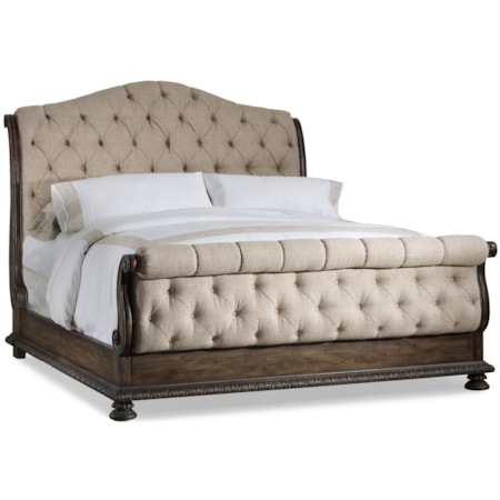 King Tufted Bed