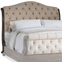 Queen Size Upholstered and Button Tufted Headboard