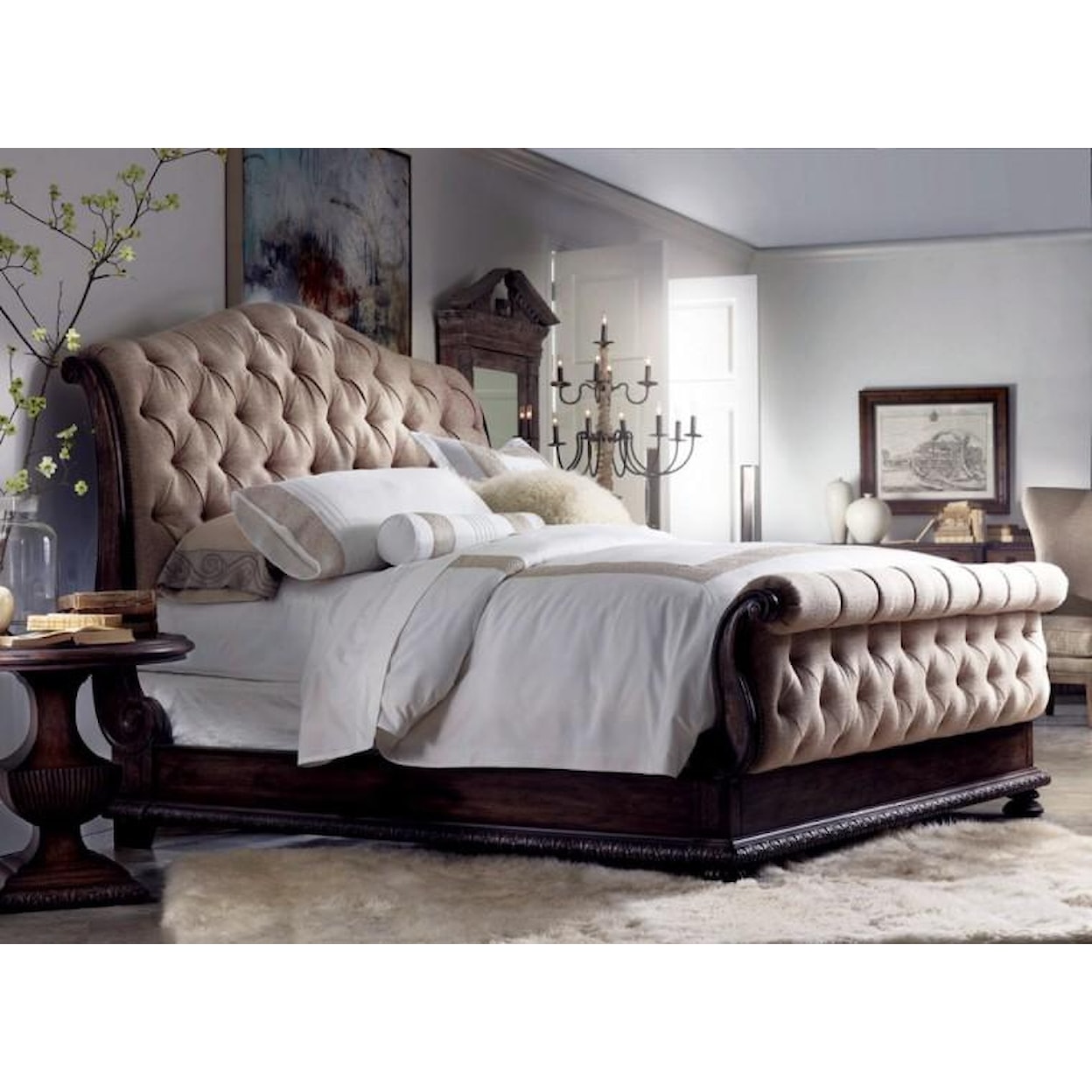 Hooker Furniture Rhapsody Queen Tufted Headboard