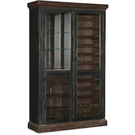 Wine Cabinet with Glass Doors