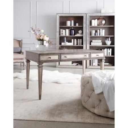 Rustic Glam 3-Drawer Desk