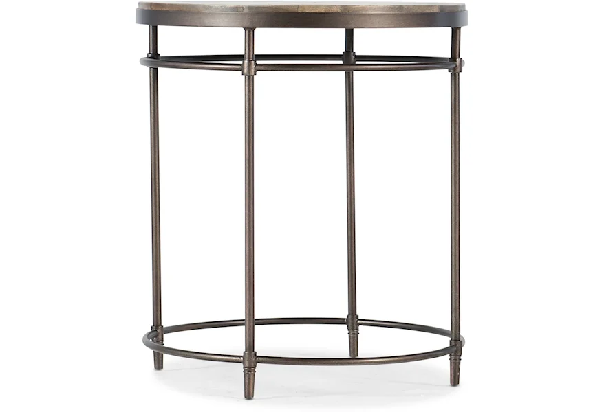 Saint Armand Round End Table by Hooker Furniture at Zak's Home