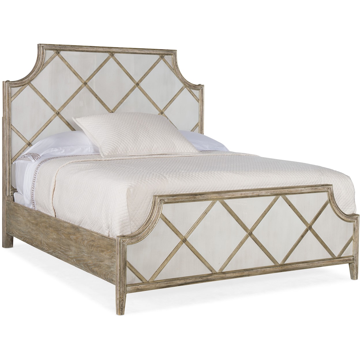 Hooker Furniture Sanctuary Diamont King Panel Bed