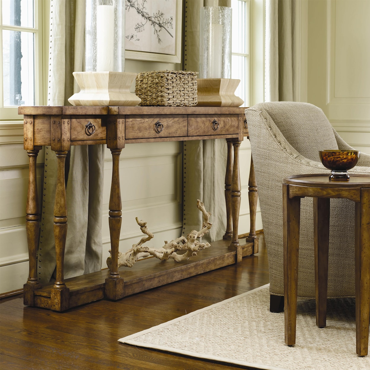 Hooker Furniture Sanctuary 4-Drawer Thin Console