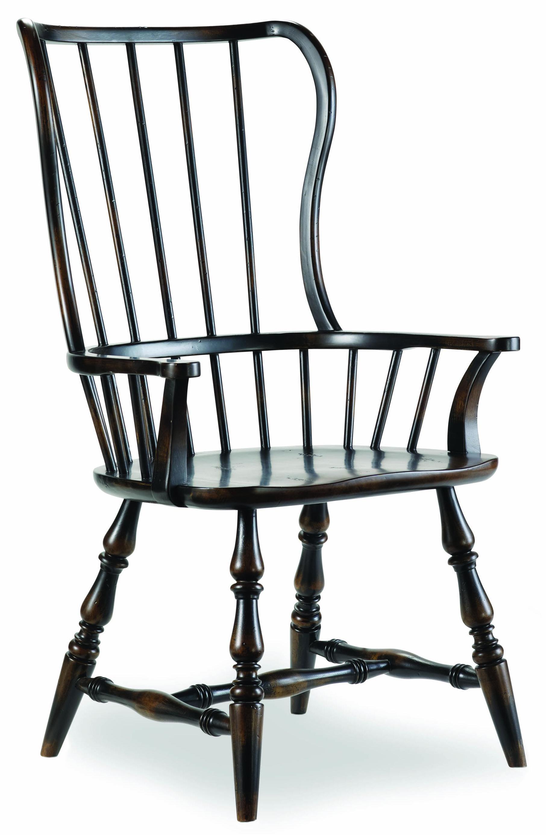 Hooker Furniture Sanctuary 300575300 Spindle Back Arm Chair