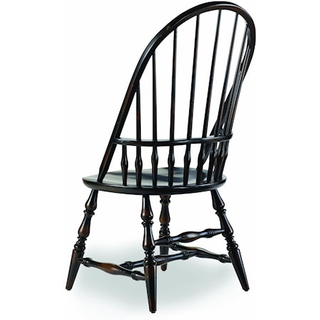 Traditional Dining Side Chair with Spindle Back