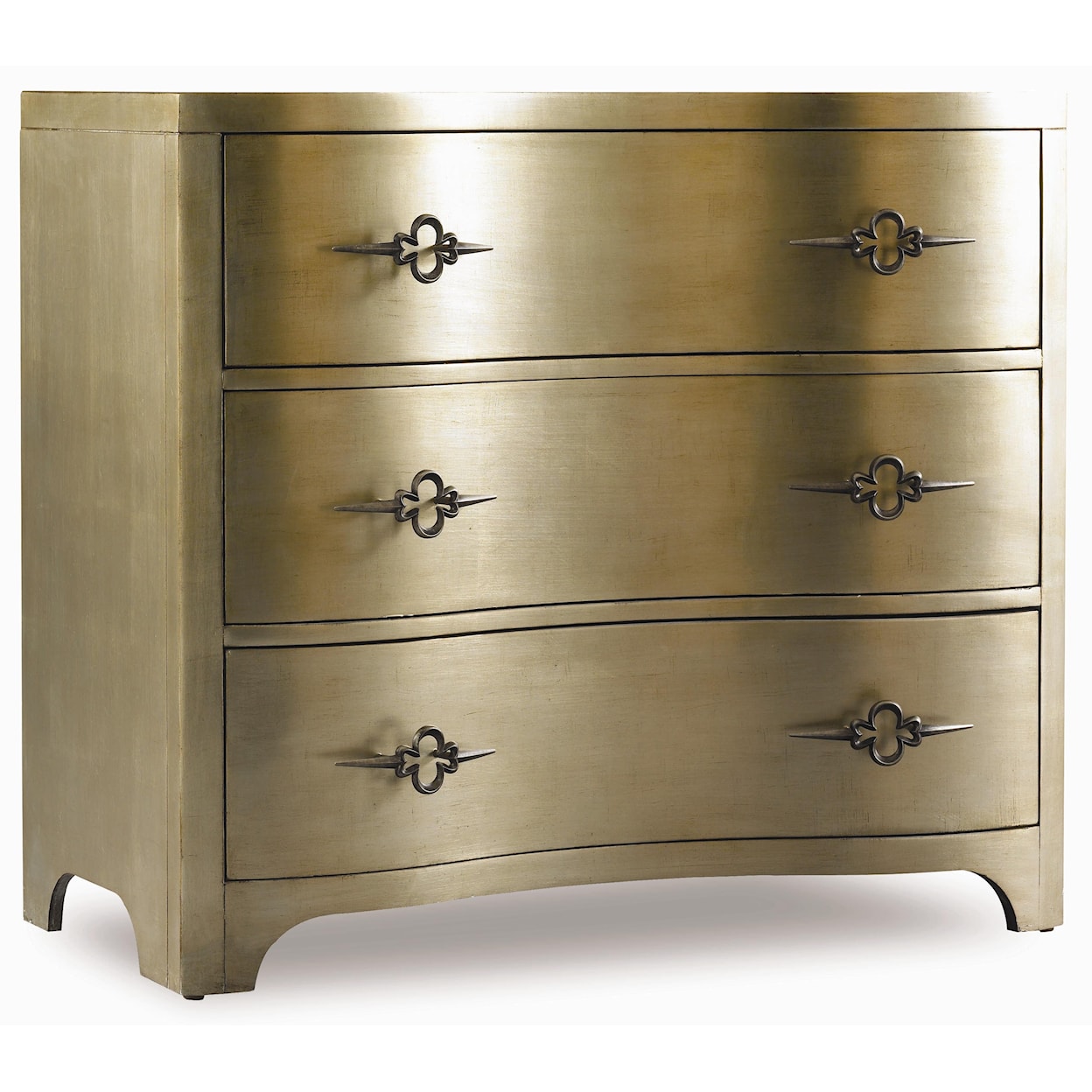 Hooker Furniture Sanctuary 3-Drawer Gold Accent Chest