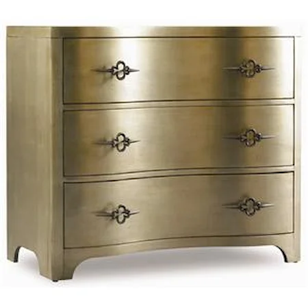 3 Drawer Shaped Front Chest