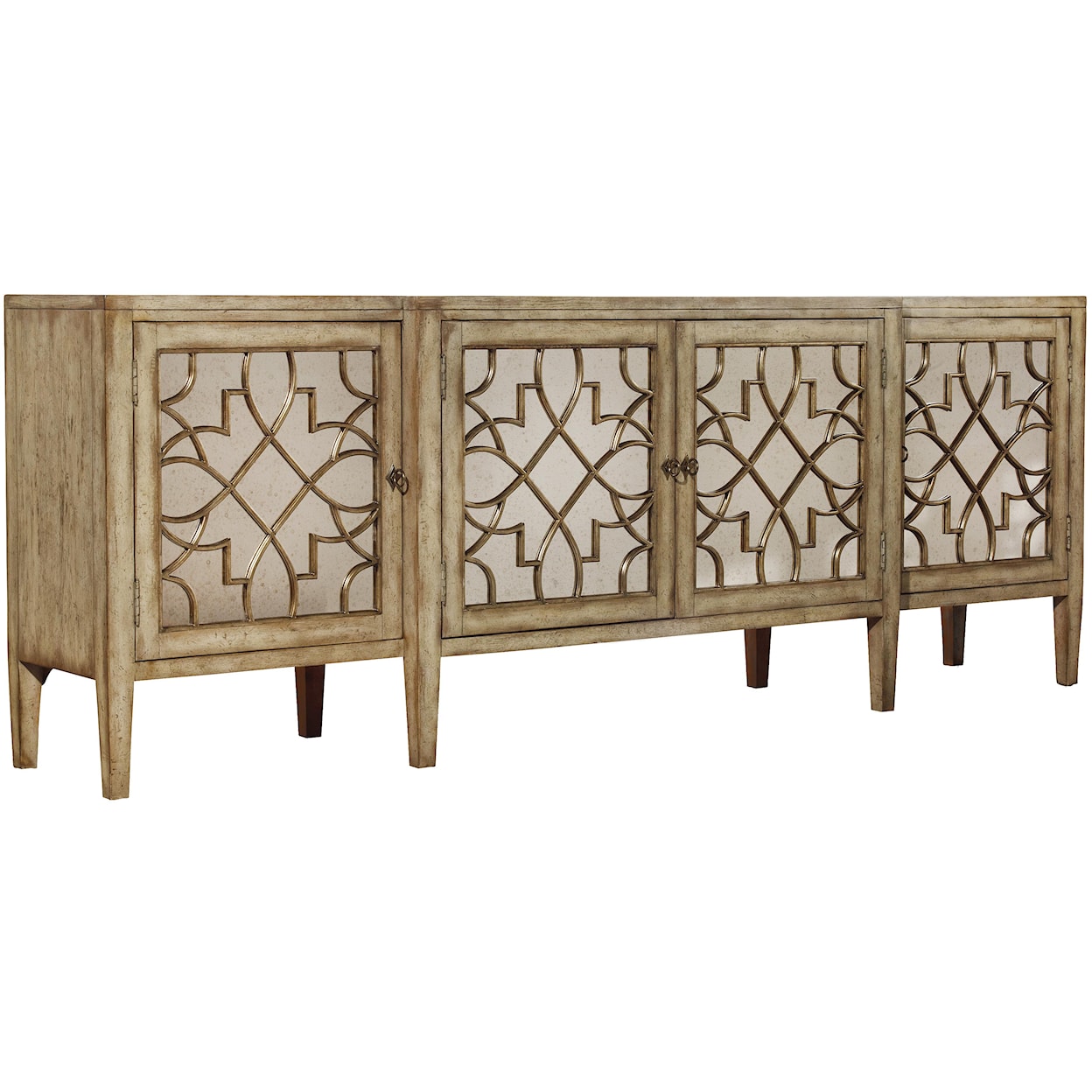 Hooker Furniture Sanctuary Four-Door Mirrored Console