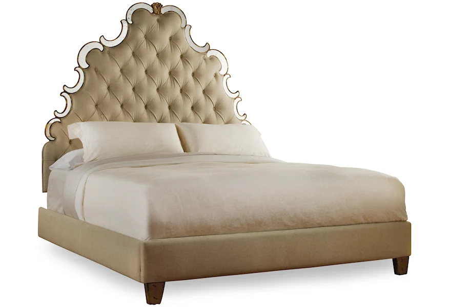 Sanctuary Queen Tufted Bed by Hooker Furniture at Baer's Furniture