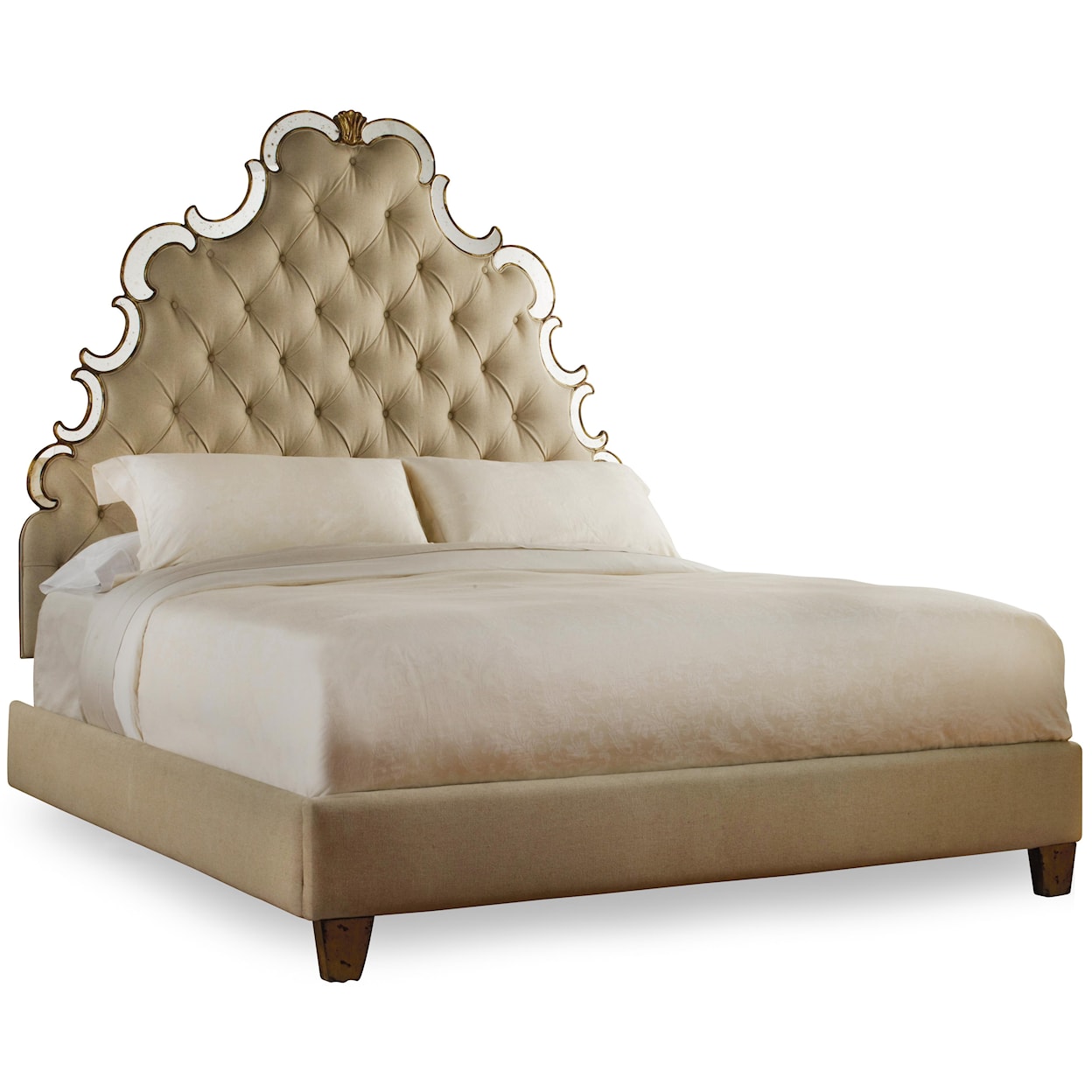 Hooker Furniture Sanctuary Queen Tufted Bed