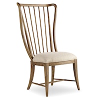 Transitional Spindle Side Chair