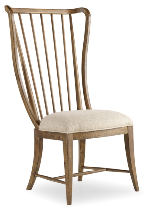 Transitional Spindle Side Chair
