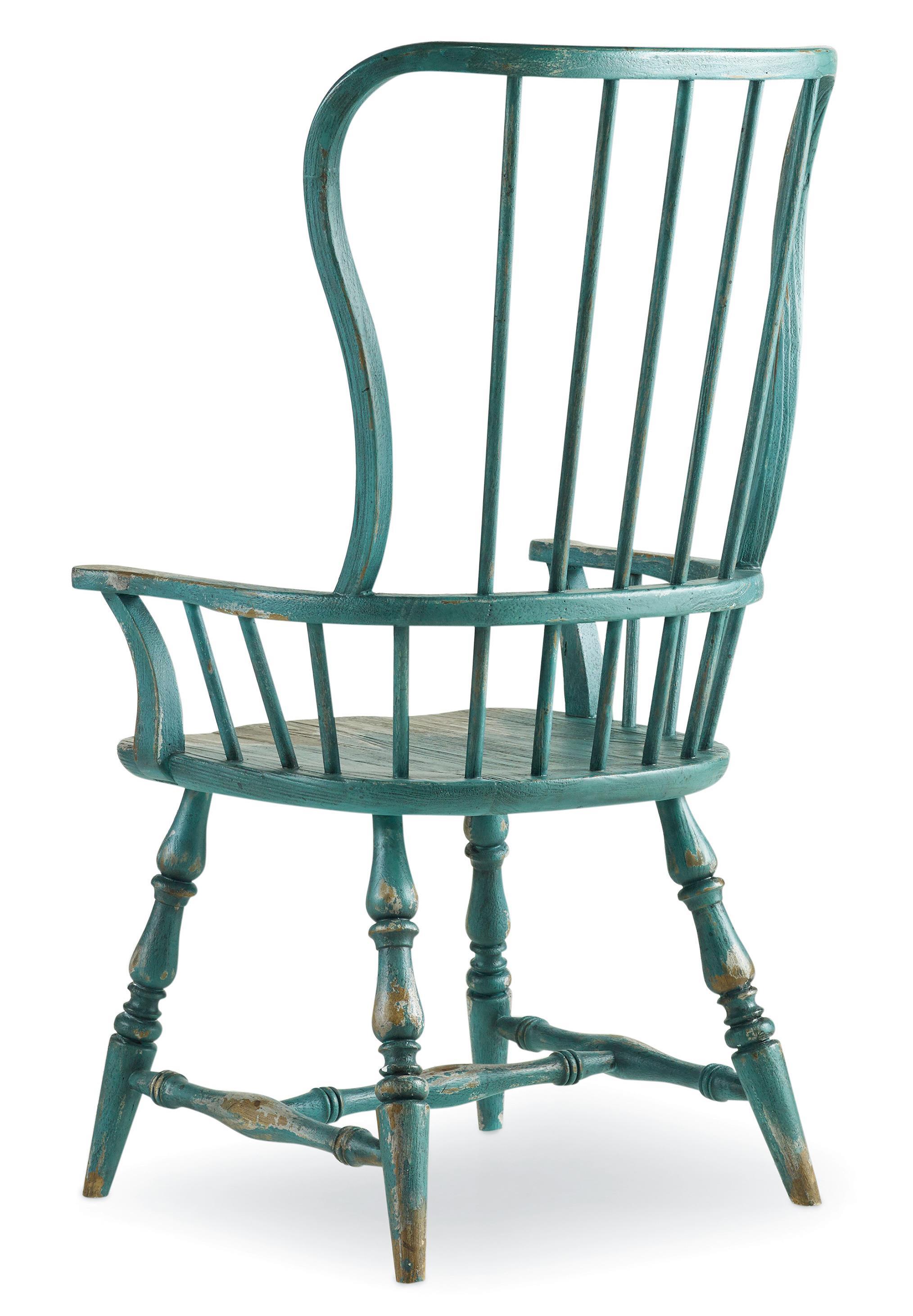 Hooker Furniture Sanctuary 540575300 Vintage Style Spindle Arm Chair