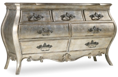 Traditional 7-Drawer Dresser with Felt-Lining