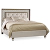 Hooker Furniture Sanctuary California King Mirrored Upholstered Bed