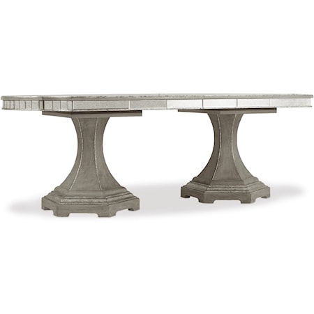 Traditional Rectangle Dining Table with Removable Leaves