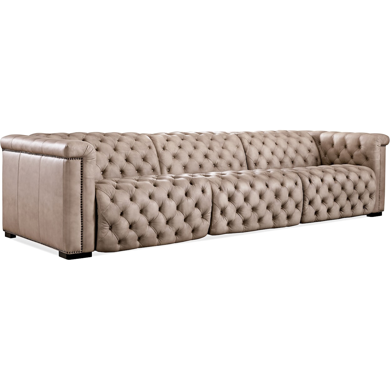 Hooker Furniture Savion Grandier Power Leather Motion Sofa